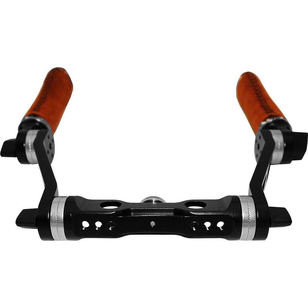 Pyro AV Leather Grip Handles with 360 Degree Rotation for 15mm Systems