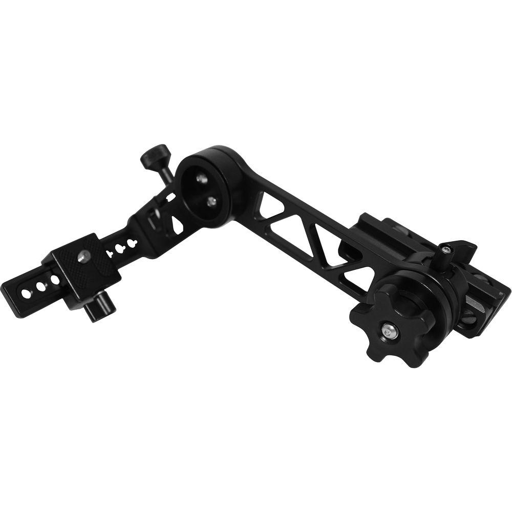 Pyro AV Mounting Bracket for 5" 7" EVF Monitor with Dual Damping, Quick Release, & Horizontal Mount