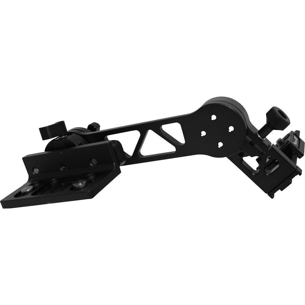 Pyro AV Mounting Bracket for 5" 7" EVF Monitor with Dual Damping, Quick Release, & Horizontal Mount