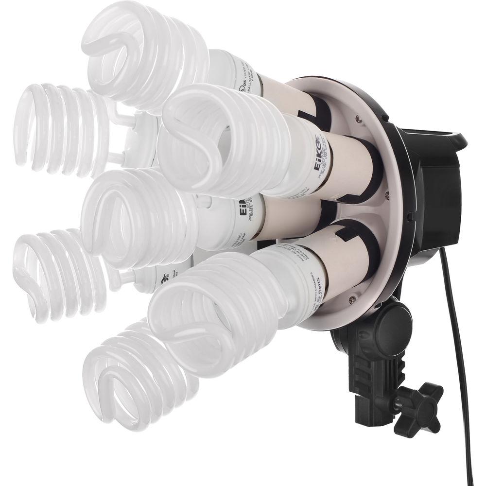 Raya Octa Fluorescent 7 Socket Fixture