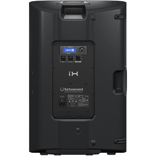 Turbosound iX15 2-Way 1000W 15" Powered Loudspeaker with KLARK TEKNIK DSP Technology, Remote Control via iPhone iPad and Bluetooth Audio Streaming
