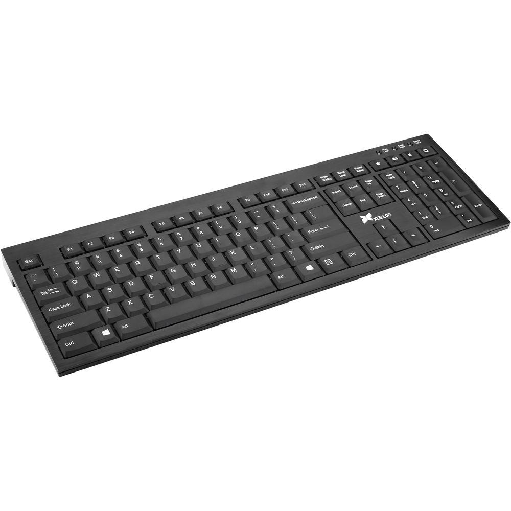 Xcellon KW-A300B Wireless Aluminum Keyboard