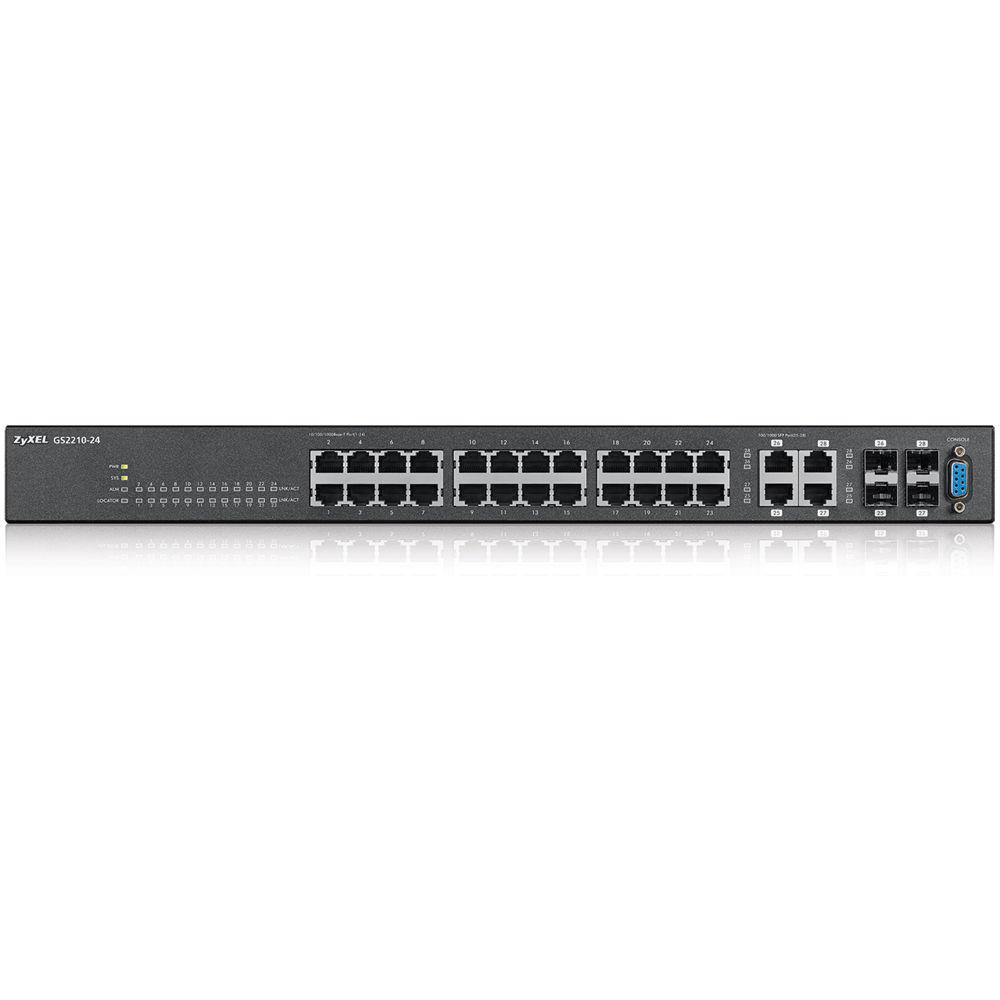 ZyXEL GS2210 Series 24-Port GbE Layer 2 Switcher