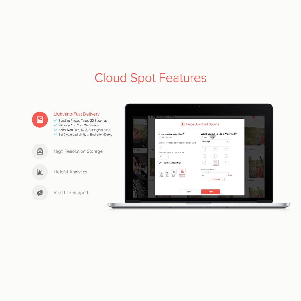 Cloud Spot Unlimited Cloud Storage 12-Month Subscription Plan