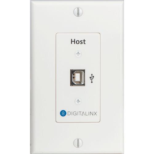 Digitalinx USB 2.0 Over Hi-Speed Twisted Pair Extender Wall Plate Host