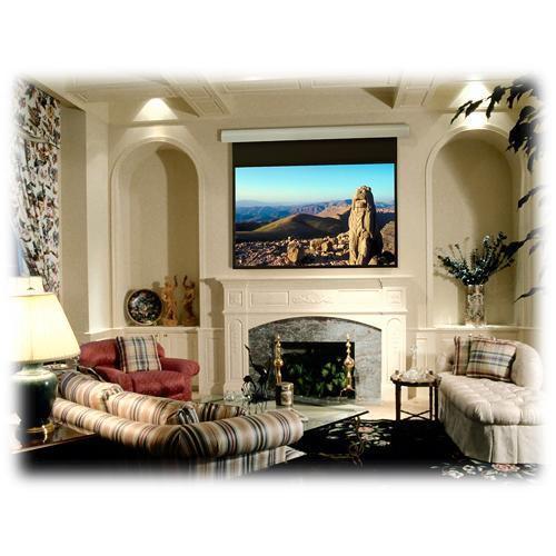 Draper 108354EHQL Silhouette Series E 57.5 x 92" Motorized Screen with Low Voltage Controller and Quiet Motor