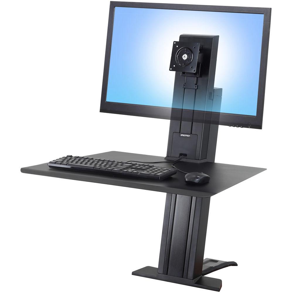 Ergotron WorkFit-SR Sit-Stand Desktop Workstation for Single Monitor