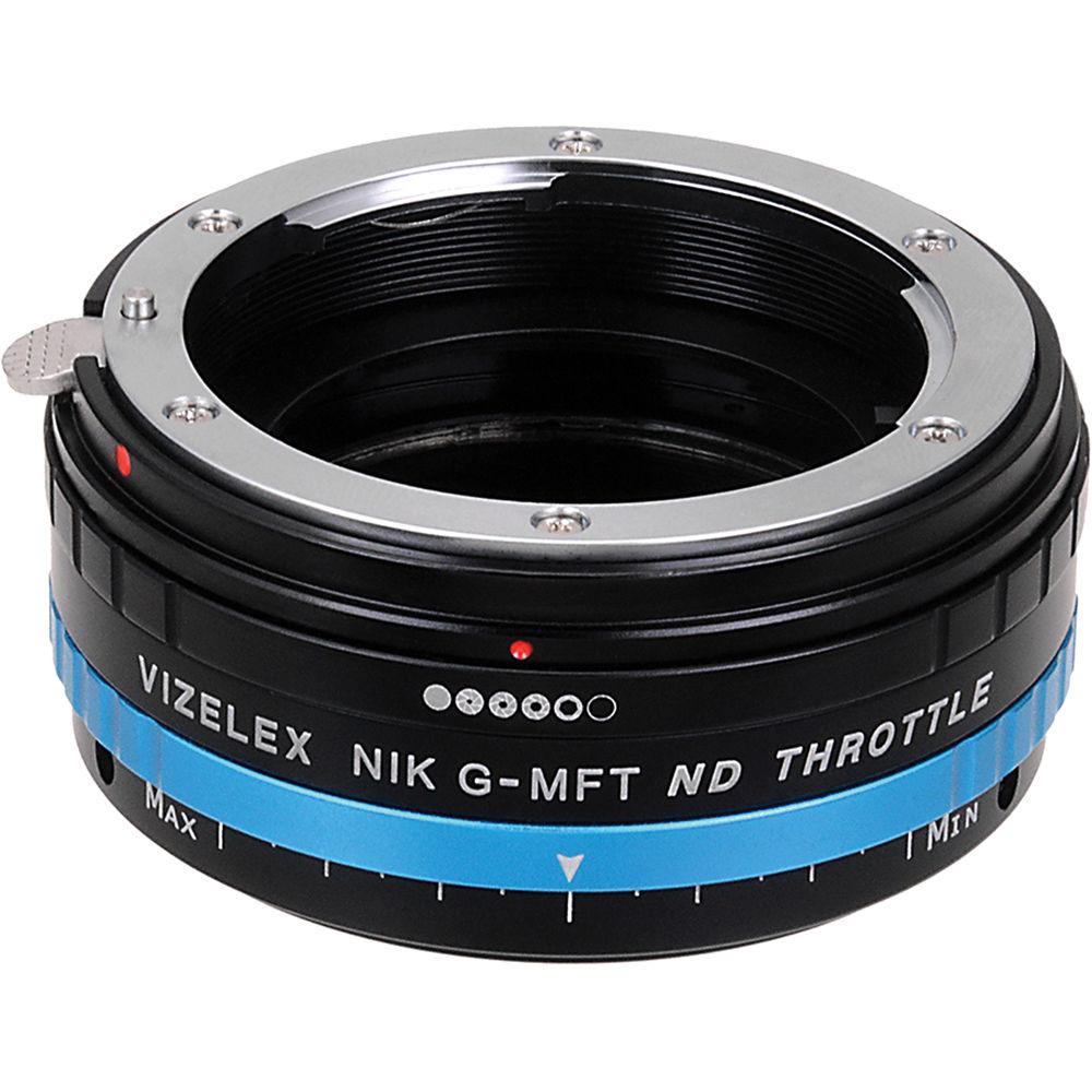 FotodioX Nikon F Lens to Micro Four Thirds Camera Vizelex ND Throttle Adapter