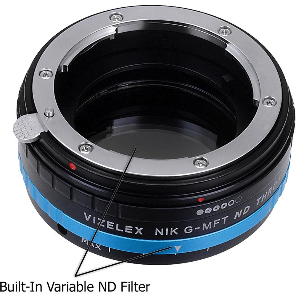 FotodioX Nikon F Lens to Micro Four Thirds Camera Vizelex ND Throttle Adapter