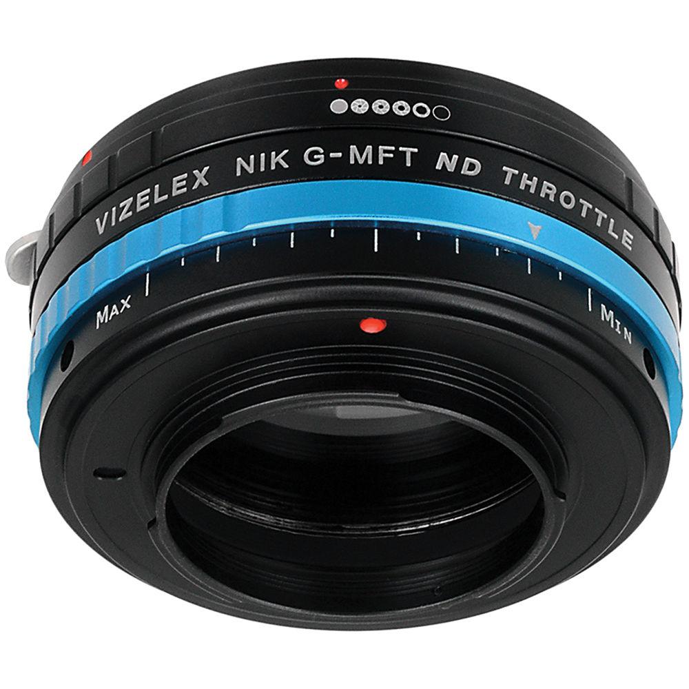 FotodioX Nikon F Lens to Micro Four Thirds Camera Vizelex ND Throttle Adapter