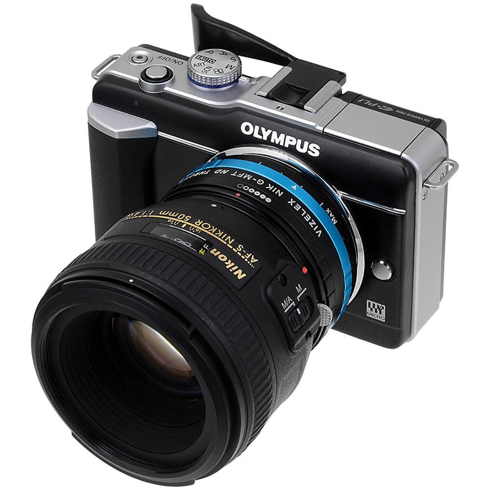 FotodioX Nikon F Lens to Micro Four Thirds Camera Vizelex ND Throttle Adapter
