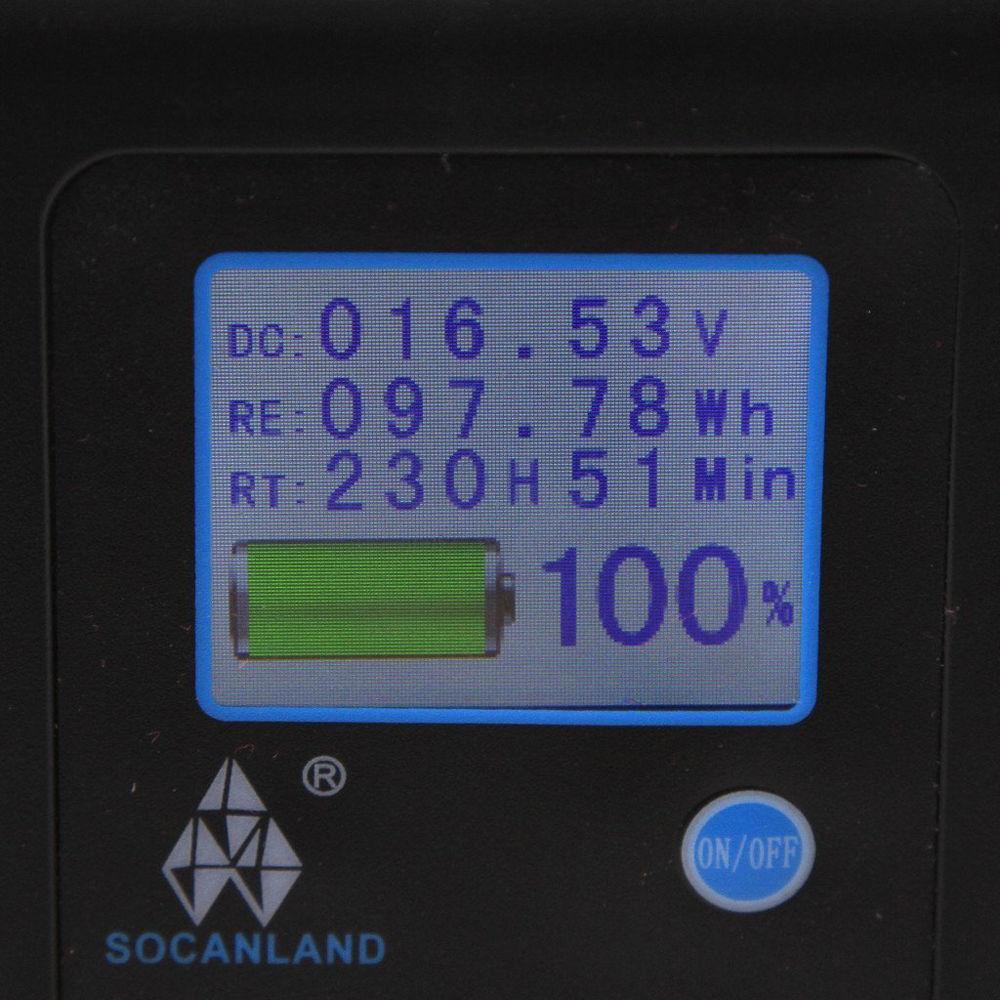 Intellytech Socanland 14.8V 98Wh Li-Ion Battery with Anton Bauer Gold Mount