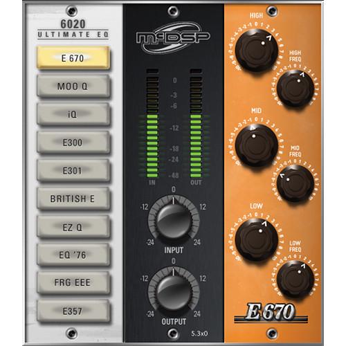 McDSP 6020 Ultimate EQ Software Plug-In v6