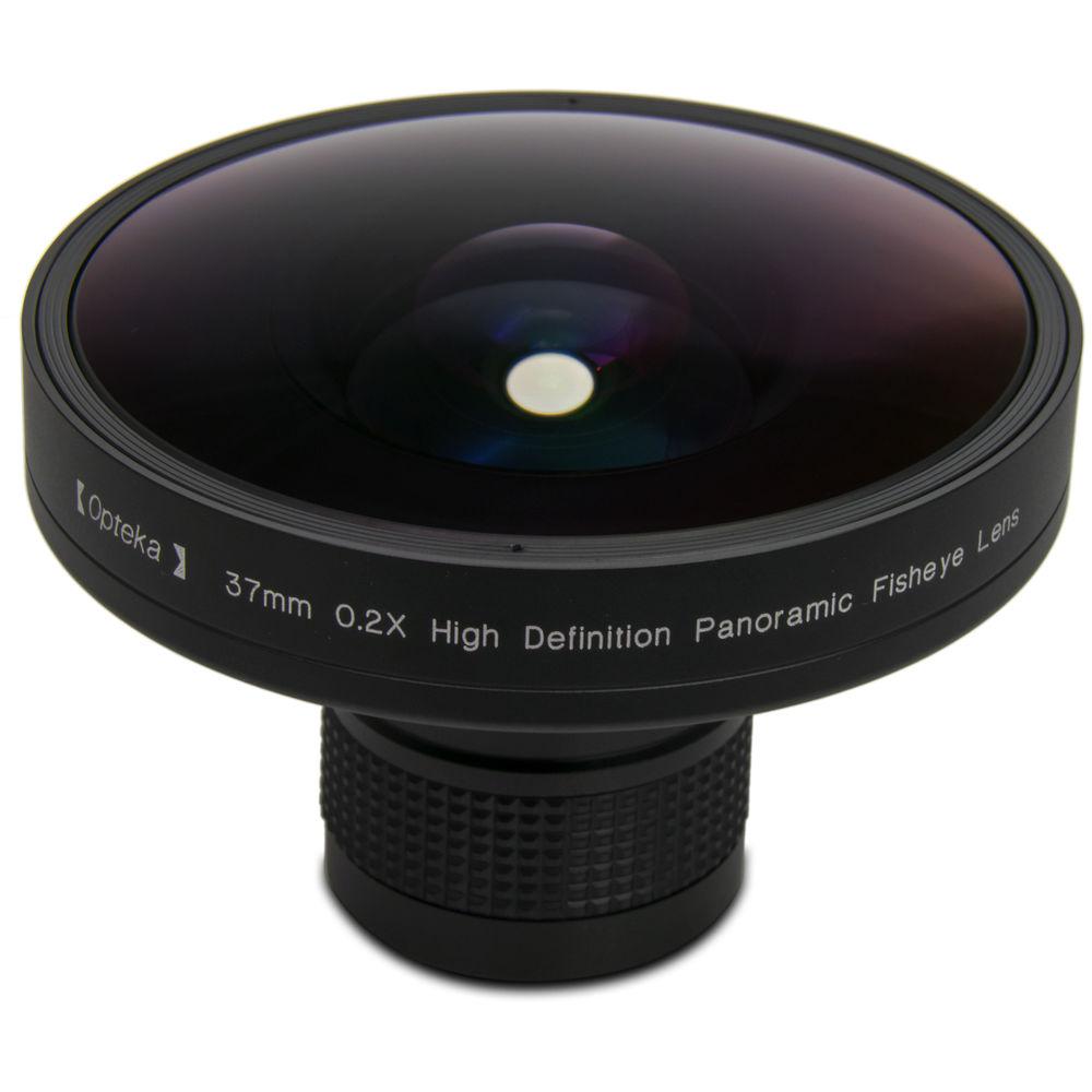 Opteka Platinum Series 0.2X 37mm HD Panoramic Vortex Fisheye Lens, Opteka, Platinum, Series, 0.2X, 37mm, HD, Panoramic, Vortex, Fisheye, Lens