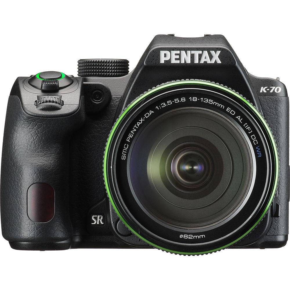 Pentax K-70 DSLR Camera with 18-135mm Lens