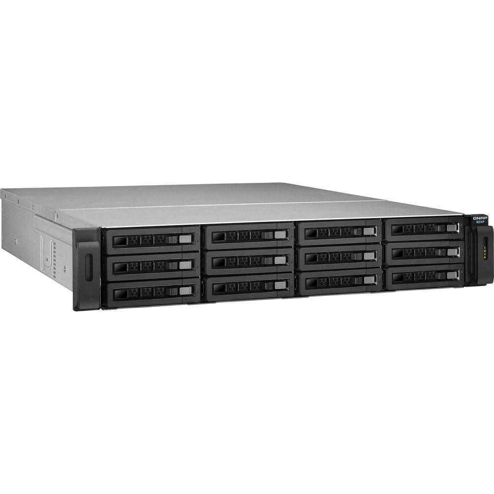 QNAP REXP-1220U-RP-US 12-Bay SAS RAID Expansion Enclosure for QNAP NAS