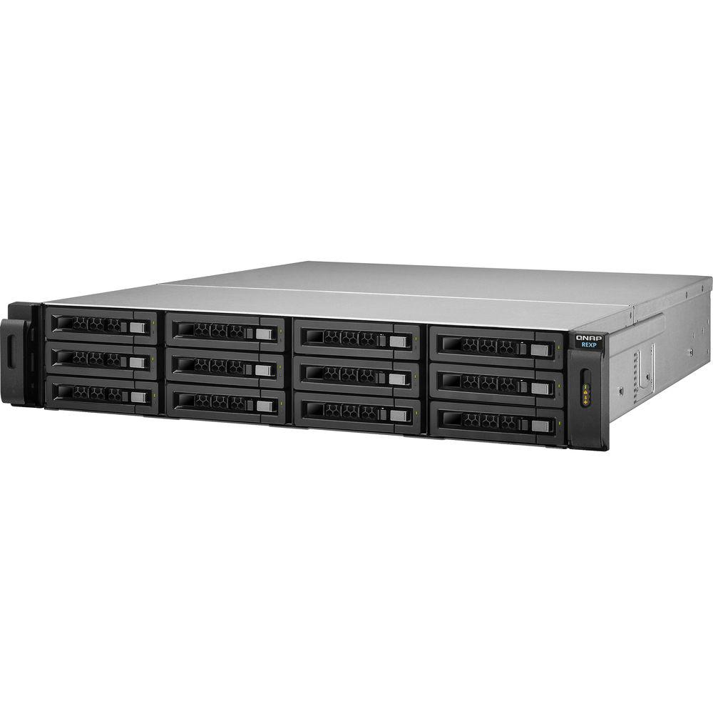QNAP REXP-1220U-RP-US 12-Bay SAS RAID Expansion Enclosure for QNAP NAS