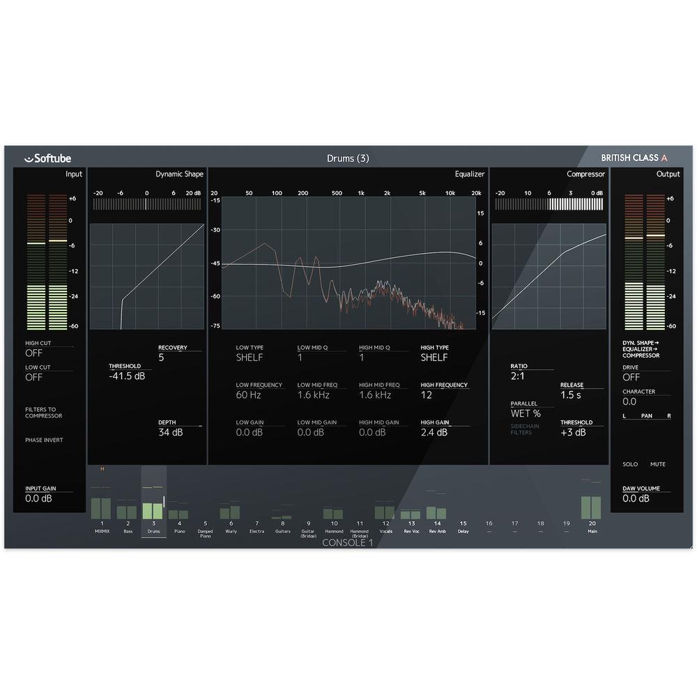 Softube British Class A Plug-In For Console 1