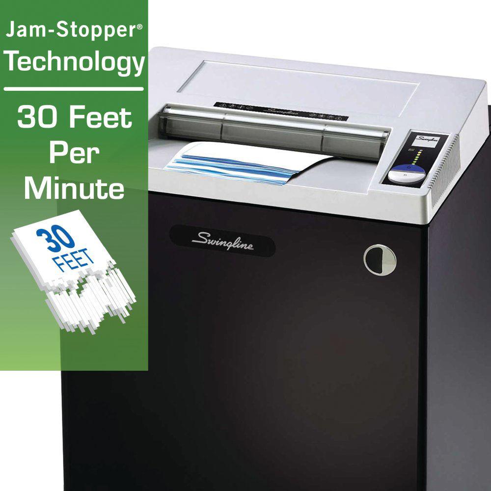 Swingline TAA Compliant CS39-55 Strip-Cut Commercial Shredder with Jam Stopper