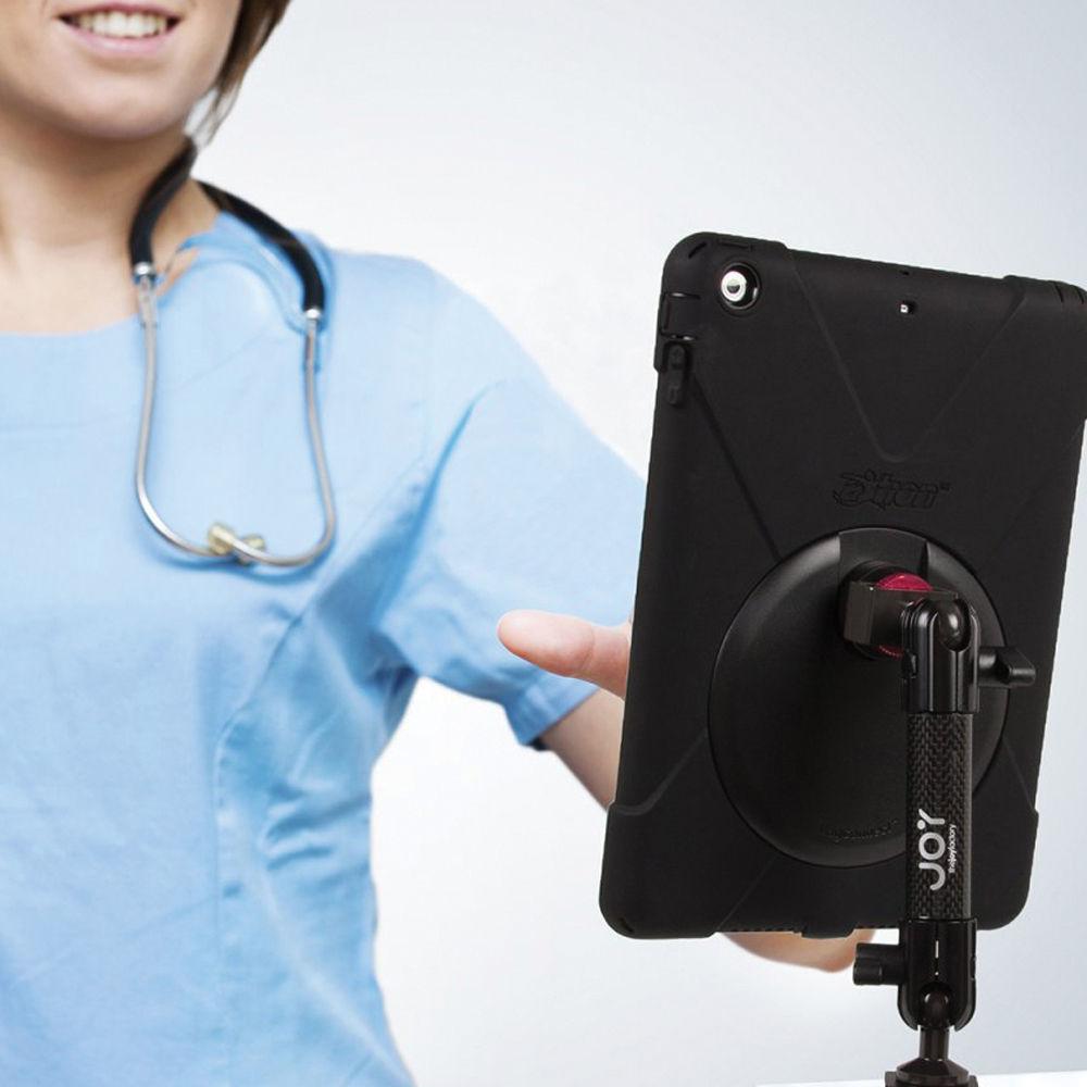 The Joy Factory MagConnect Carbon Fiber C-Clamp Mount with aXtion Pro Case for iPad Air