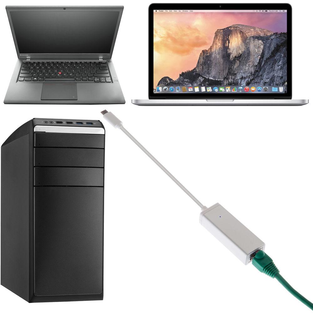 Xcellon USB 3.0 Type-C to Gigabit RJ45 Ethernet Adapter