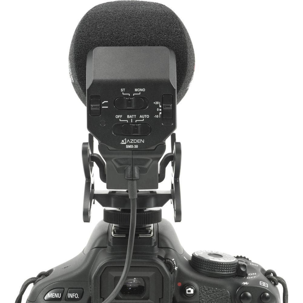 Azden SMX-30 Stereo- Mono-Switchable Video Microphone