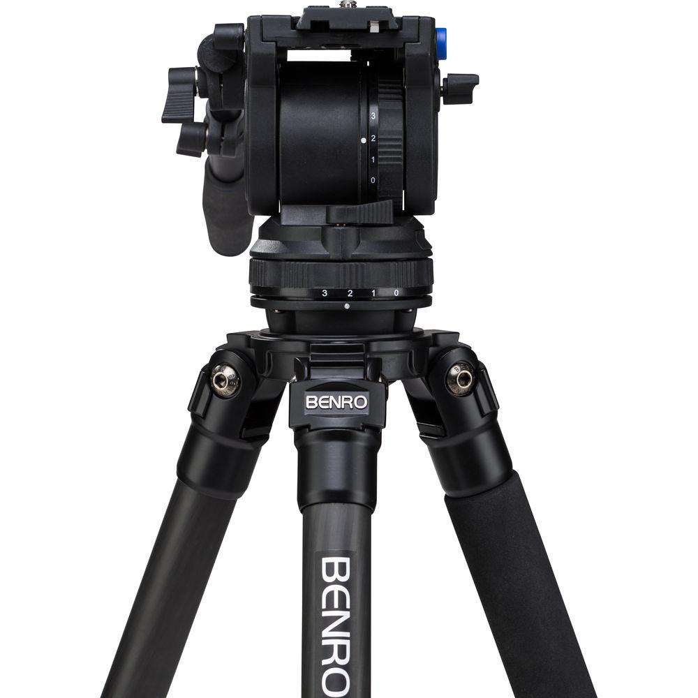 Benro C373F Series 3 Carbon Fiber Video Tripod and BV4 Head