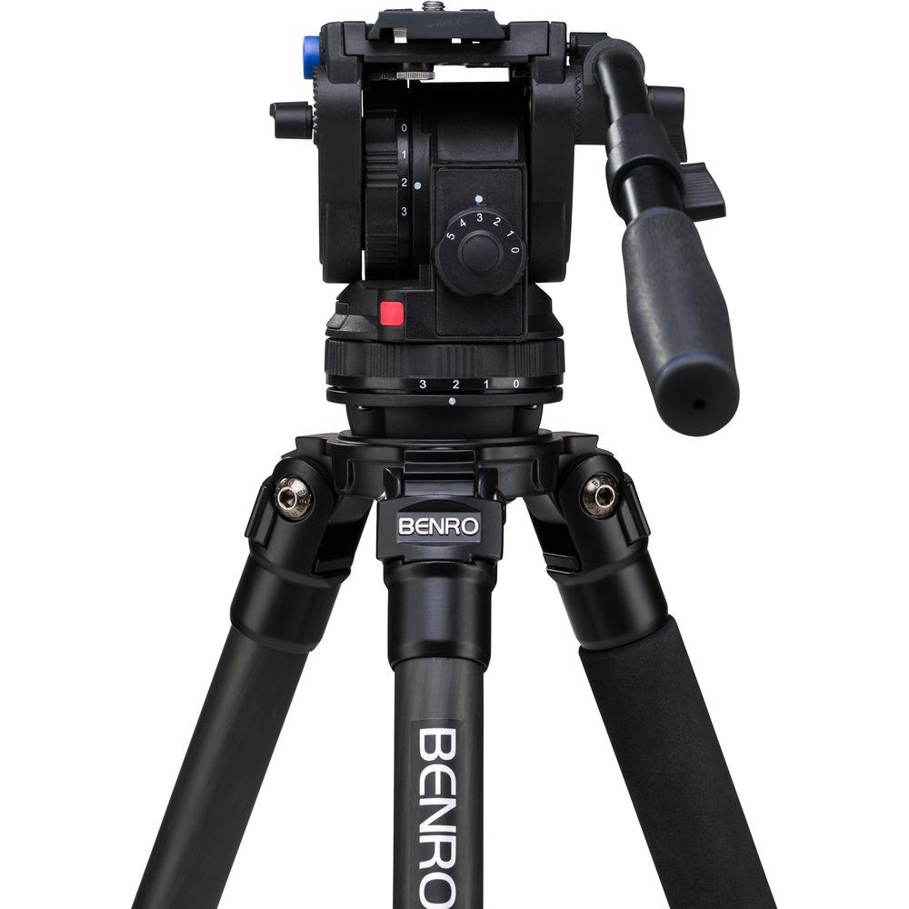 Benro C373F Series 3 Carbon Fiber Video Tripod and BV4 Head