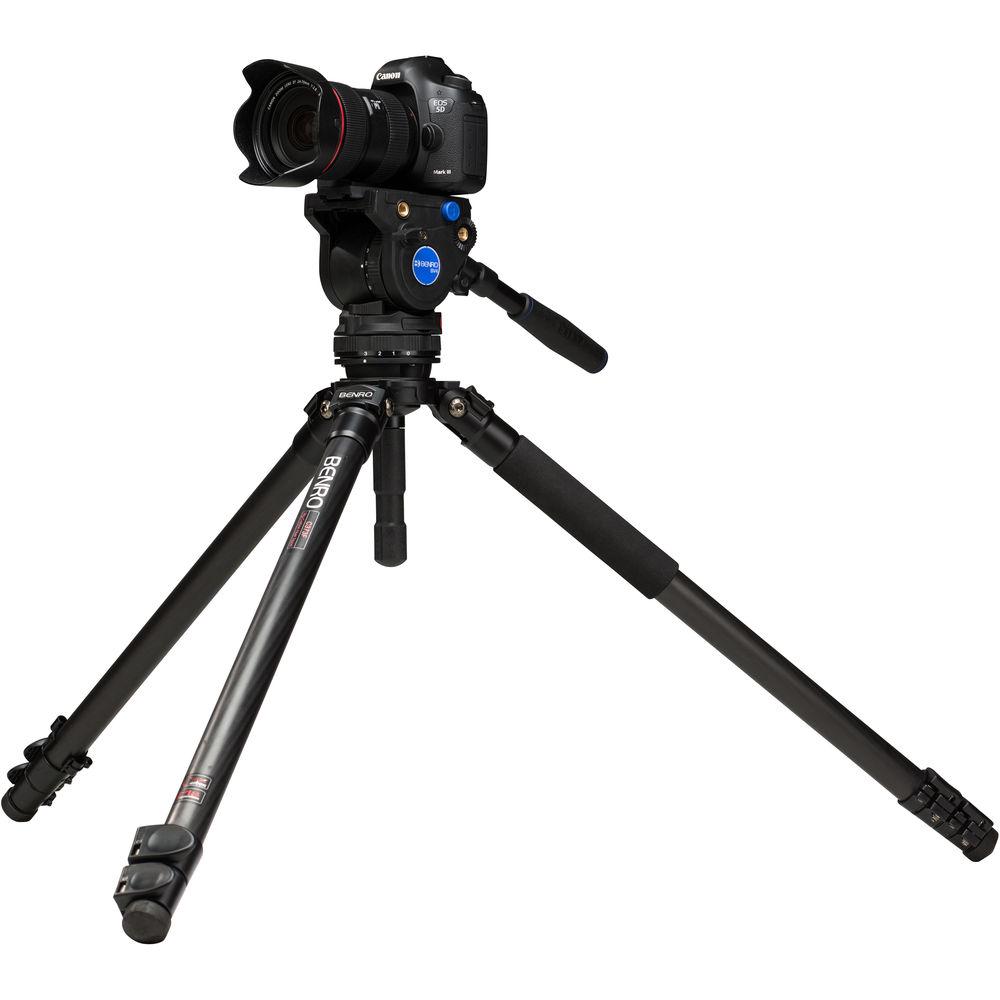 Benro C373F Series 3 Carbon Fiber Video Tripod and BV4 Head