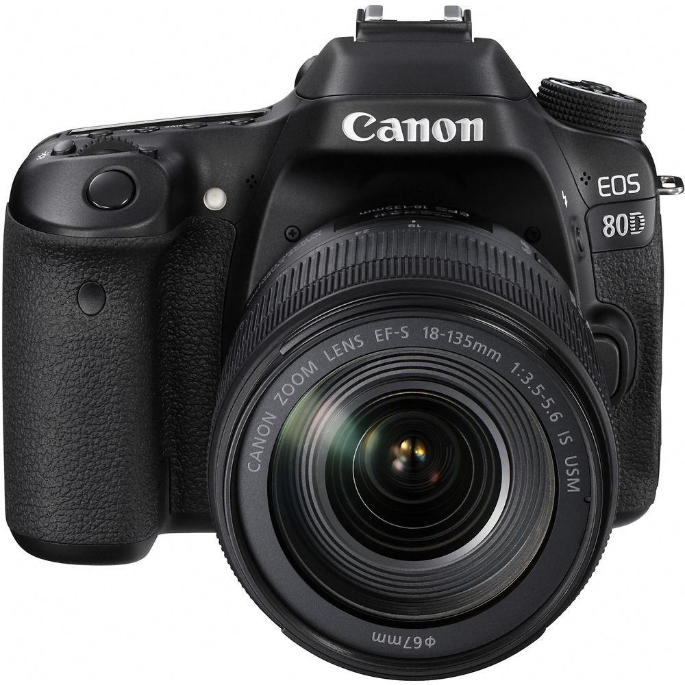 Canon EOS 80D DSLR Camera with 18-135mm Lens