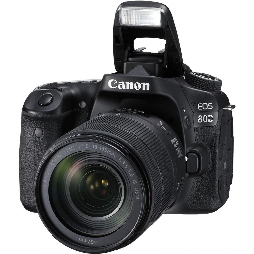 Canon EOS 80D DSLR Camera with 18-135mm Lens