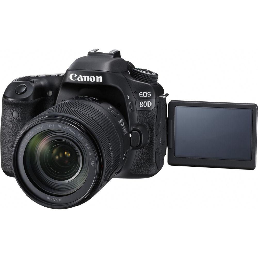 Canon EOS 80D DSLR Camera with 18-135mm Lens