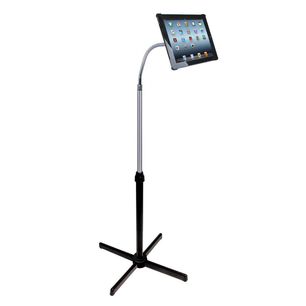 CTA Digital Height-Adjustable Gooseneck Floor Stand for 7-13" Tablets