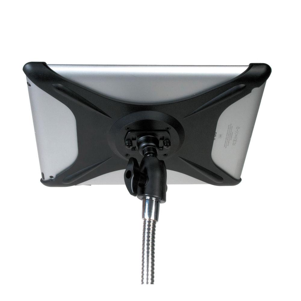 CTA Digital Height-Adjustable Gooseneck Floor Stand for 7-13" Tablets