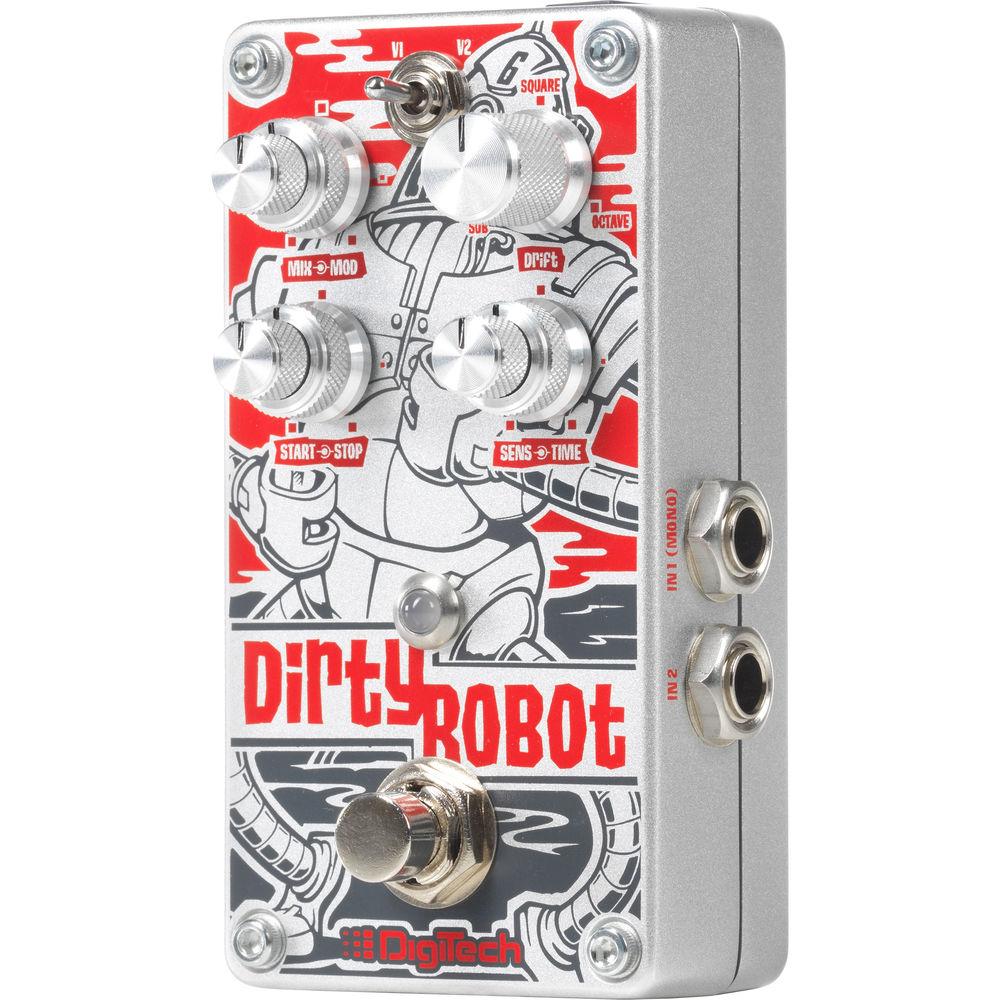 DigiTech Dirty Robot - Stereo Mini-Synth Pedal for Guitars and Basses