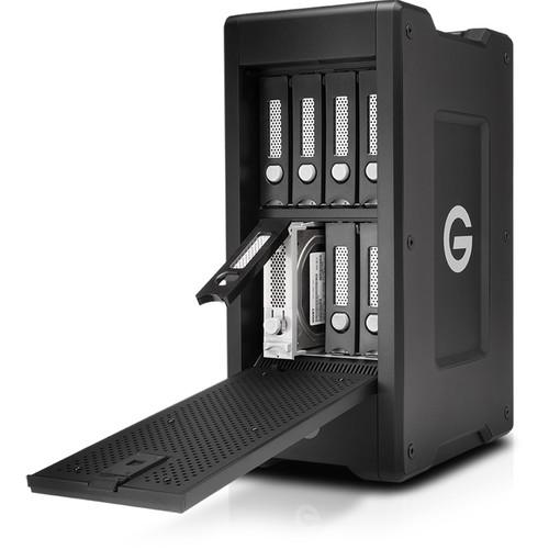 G-Technology G-SPEED Shuttle XL 60TB 8-Bay Thunderbolt 2 RAID Array with Two ev Bay Adapters