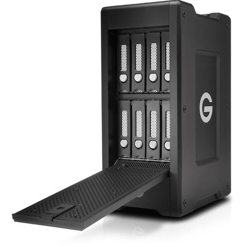 G-Technology G-SPEED Shuttle XL 60TB 8-Bay Thunderbolt 2 RAID Array with Two ev Bay Adapters