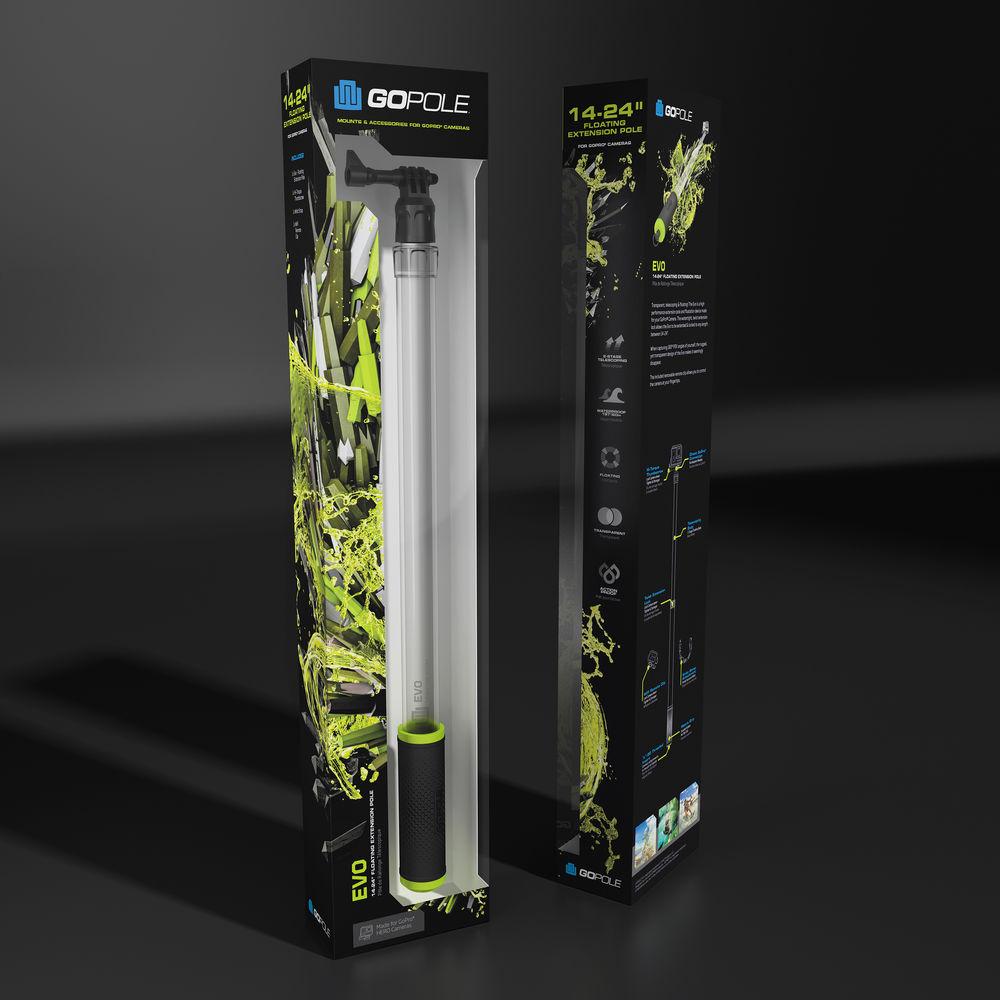 GoPole Evo 14-24" Floating Extension Pole for GoPro HERO Cameras