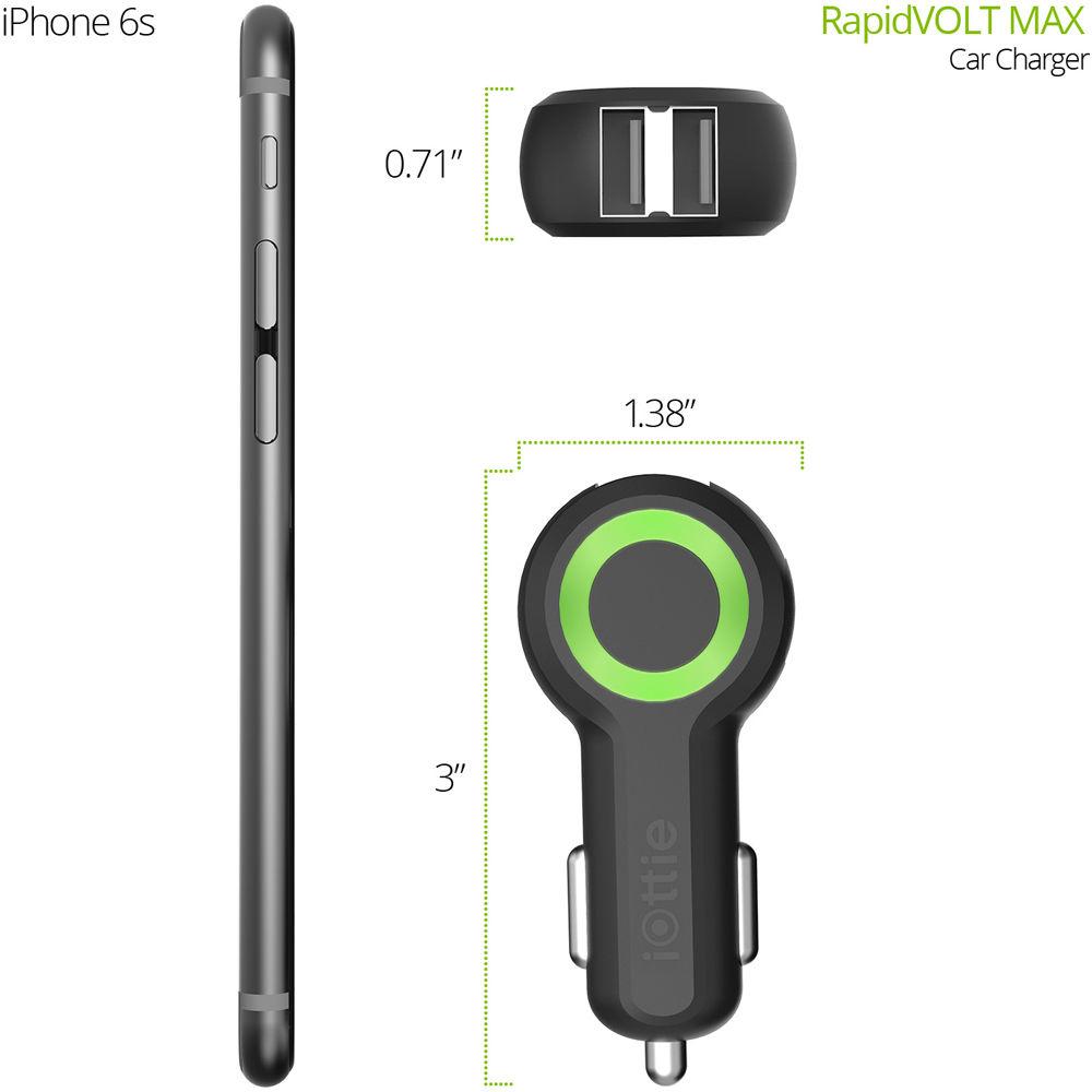 iOttie RapidVOLT Max Dual Port USB Car Charger