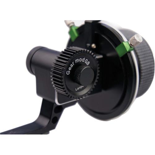 LanParte Follow Focus V2 with Hard Stops for 19mm Rods