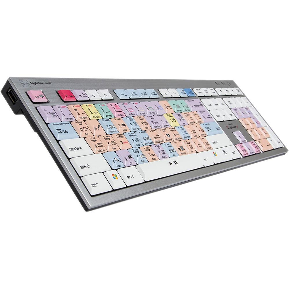 LogicKeyboard Adobe Lightroom CC 6 American English Wired Slim Line PC Keyboard