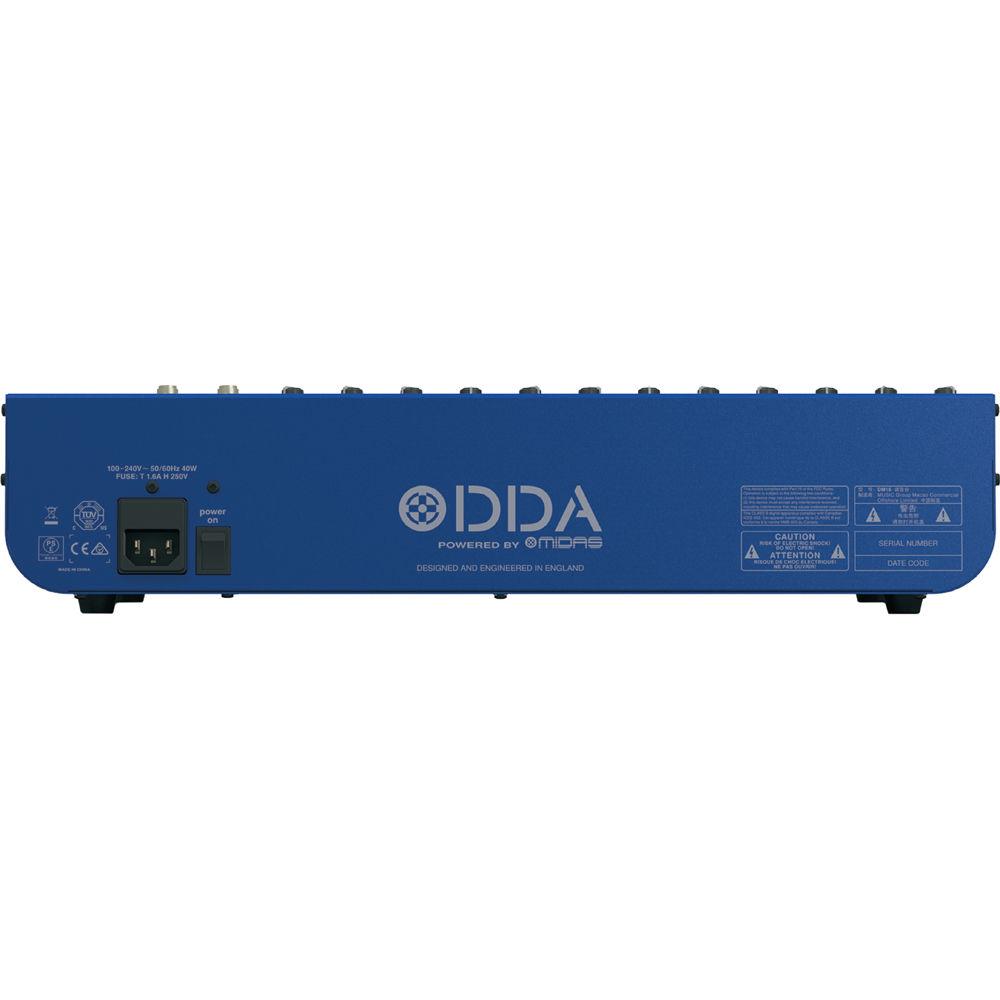 Midas DM16 16-Input Analog Live and Studio Mixer with Microphone Preamplifier