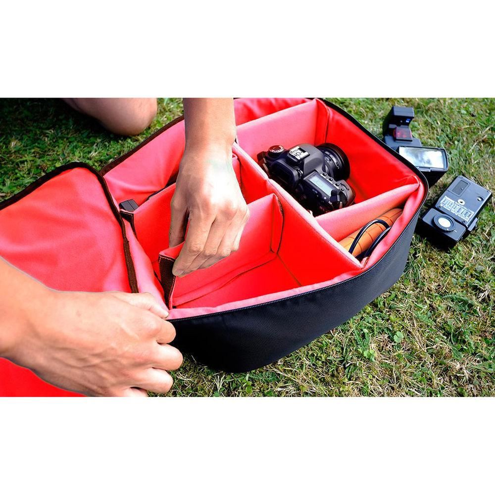 OverBoard Camera Accessories Bag with Divider Walls