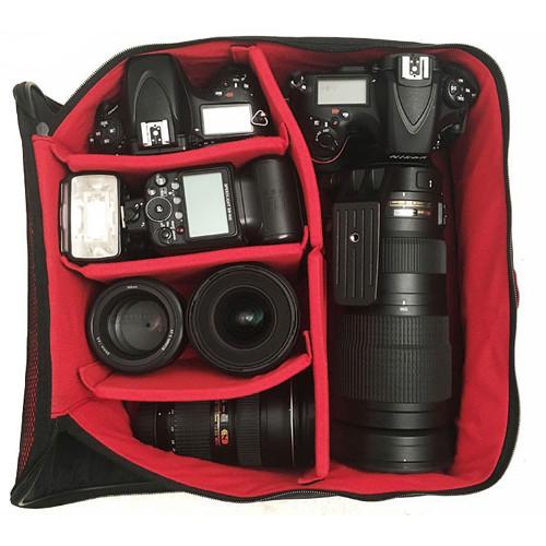 OverBoard Camera Accessories Bag with Divider Walls