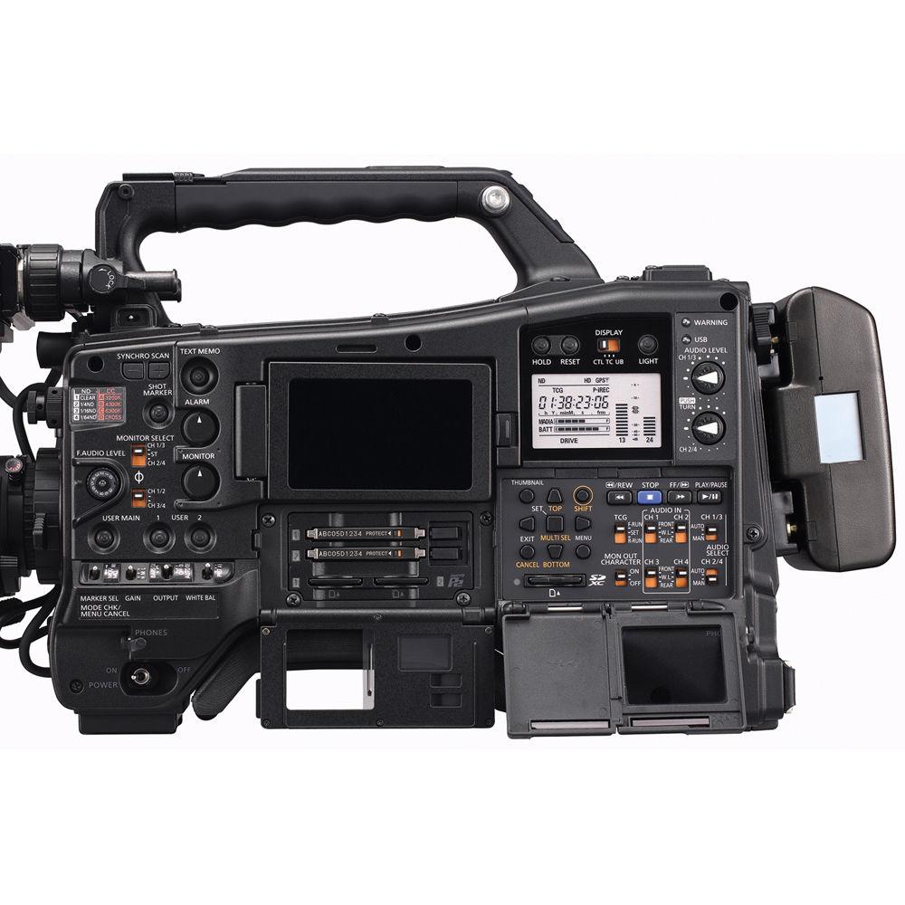 Panasonic AJ-PX5000G 2 3" ENG Style Camcorder with P2 & microP2 Media Card Slots