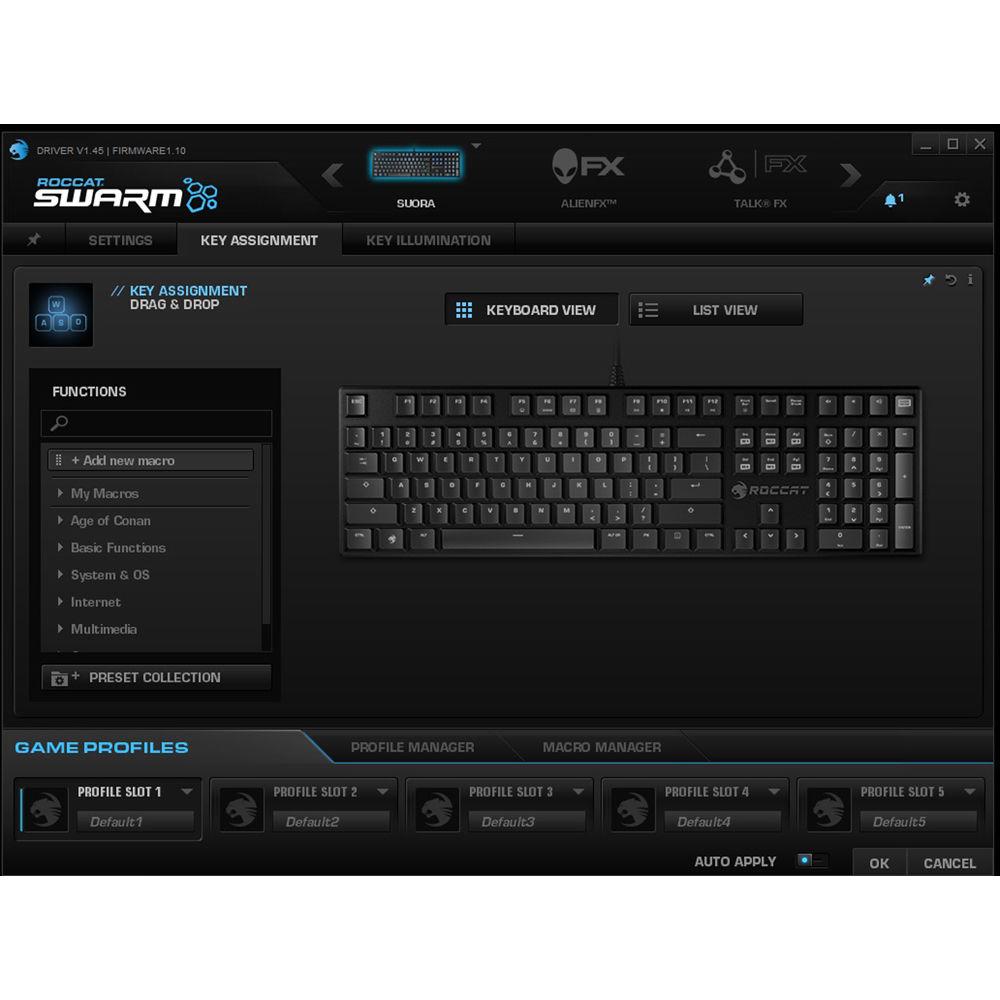 ROCCAT Suora Frameless Mechanical Gaming Keyboard
