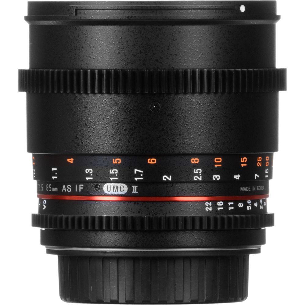 Rokinon 85mm T1.5 Cine DS Lens for Canon EF Mount