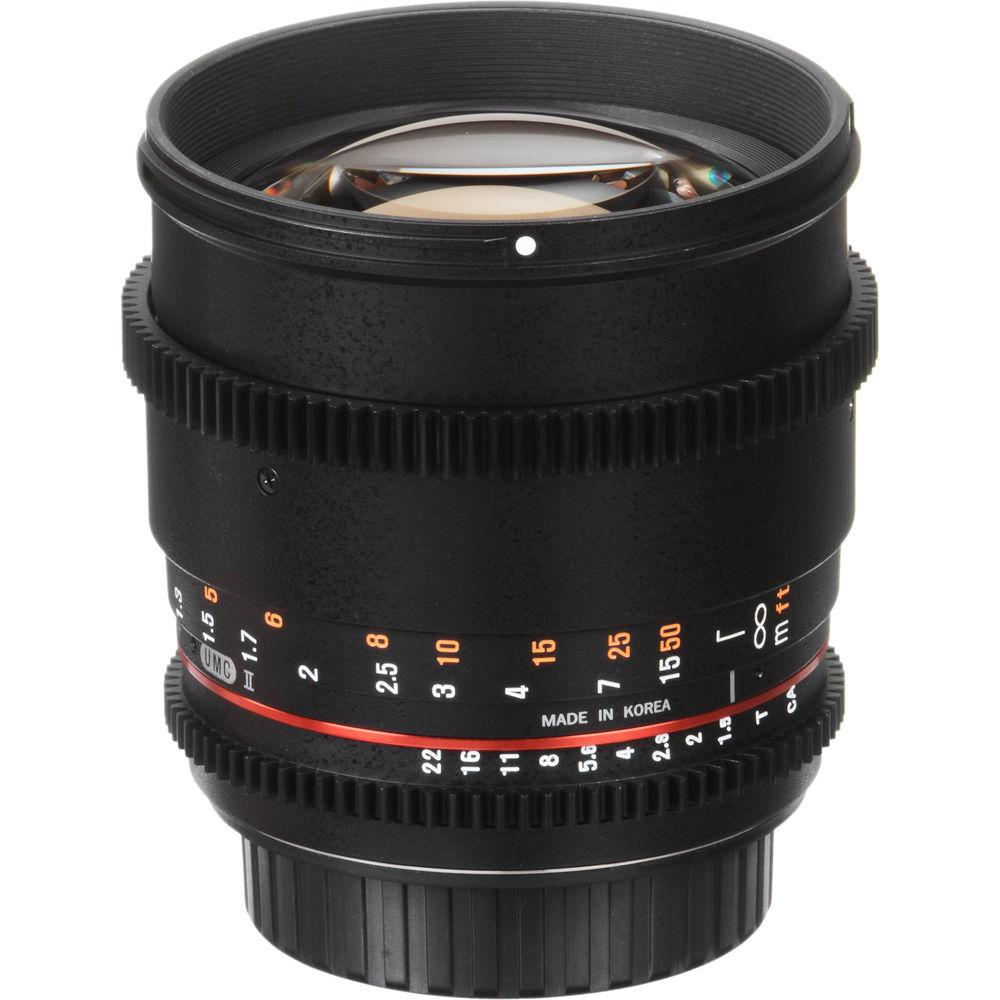 Rokinon 85mm T1.5 Cine DS Lens for Canon EF Mount