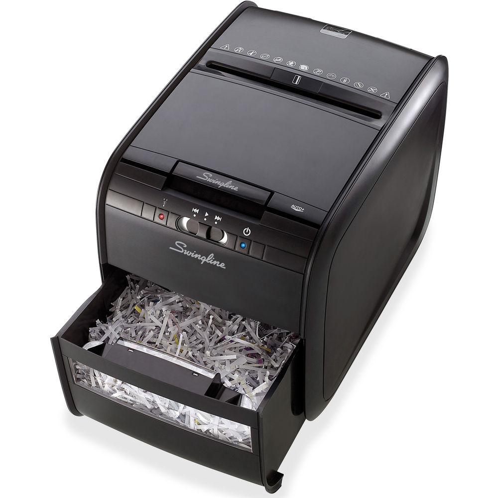 Swingline Stack-and-Shred 60X Cross-Cut Auto-Feed Shredder