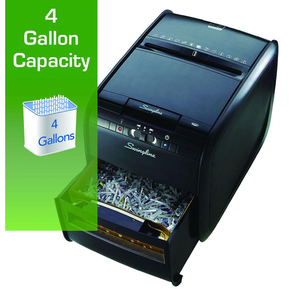 Swingline Stack-and-Shred 60X Cross-Cut Auto-Feed Shredder